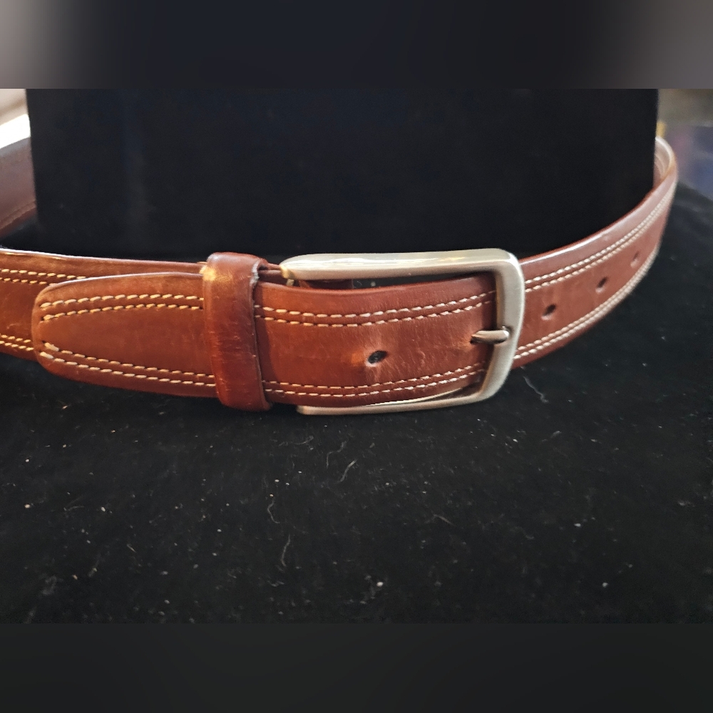 Mens leather dockers belt